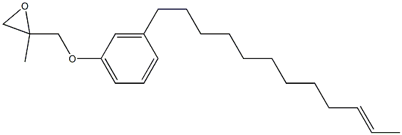 3-(10-Dodecenyl)phenyl 2-methylglycidyl ether Structure