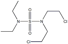 N,N-Bis(2-chloroethyl)-N',N'-diethylsulfamide 구조식 이미지