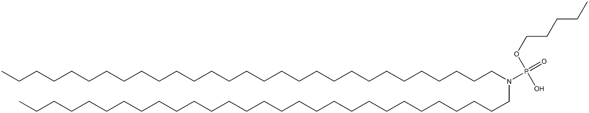 N,N-Dinonacosylamidophosphoric acid hydrogen pentyl ester 구조식 이미지