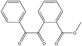 2-(2-Phenyl-1,2-dioxoethyl)benzene-1-carboxylic acid methyl ester 구조식 이미지