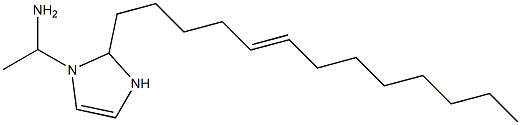 1-(1-Aminoethyl)-2-(5-tridecenyl)-4-imidazoline 구조식 이미지