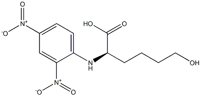 [R,(+)]-6-Hydroxy-2-(2,4-dinitroanilino)hexanoic acid 구조식 이미지