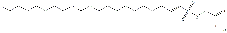 N-(1-Henicosenylsulfonyl)glycine potassium salt 구조식 이미지