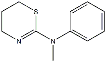 2-[Phenyl(methyl)amino]-5,6-dihydro-4H-1,3-thiazine Structure