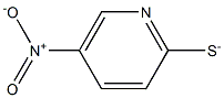 5-Nitropyridine-2-thiolate 구조식 이미지