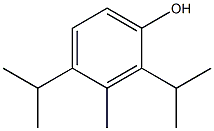 2,4-Diisopropyl-3-methylphenol Structure