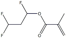 Methacrylic acid (1,3,3-trifluoropropyl) ester 구조식 이미지