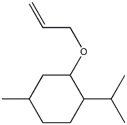 3-(Allyloxy)-p-menthane 구조식 이미지