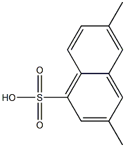 3,6-Dimethyl-1-naphthalenesulfonic acid Structure