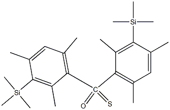 Trimethylsilyl(2,4,6-trimethylphenyl) thioketoneoxide Structure