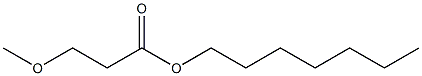 3-Methoxypropionic acid heptyl ester 구조식 이미지