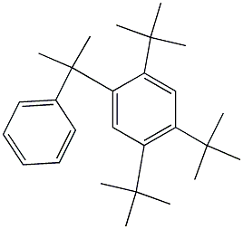 2-(2,4,5-Tri-tert-butylphenyl)-2-phenylpropane 구조식 이미지