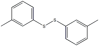 Bis(3-methylphenyl) persulfide Structure