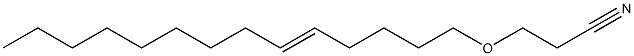 3-(5-Tetradecenyloxy)propionitrile 구조식 이미지