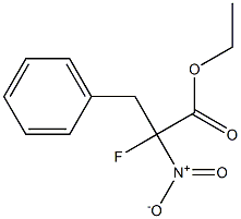 2-Fluoro-2-nitro-3-phenylpropionic acid ethyl ester Structure