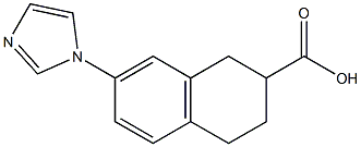 7-(1H-Imidazol-1-yl)tetralin-2-carboxylic acid Structure