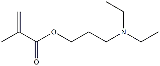 Methacrylic acid 3-(diethylamino)propyl ester 구조식 이미지
