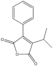 3-Phenyl-4-isopropylfuran-2,5-dione 구조식 이미지