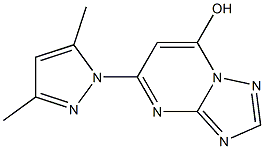 5-(3,5-Dimethyl-1H-pyrazol-1-yl)-7-hydroxy[1,2,4]triazolo[1,5-a]pyrimidine 구조식 이미지