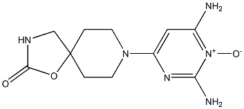 8-[(2,6-Diaminopyrimidine 1-oxide)-4-yl]-1-oxa-3,8-diazaspiro[4.5]decan-2-one Structure