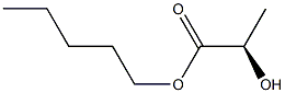 [R,(+)]-2-Hydroxypropionic acid pentyl ester 구조식 이미지