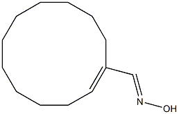 Cyclododecene-1-carbaldehyde oxime Structure