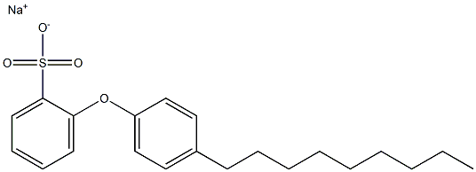 2-(4-Nonylphenoxy)benzenesulfonic acid sodium salt Structure