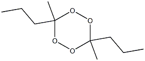 3,6-Dimethyl-3,6-dipropyl-1,2,4,5-tetroxane Structure