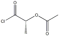 [R,(-)]-2-(Acetyloxy)propionic acid chloride Structure