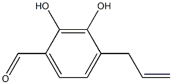 2,3-Dihydroxy-4-(2-propenyl)benzaldehyde Structure