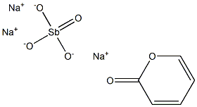 Sodium hydrogen pyroantimonate 구조식 이미지