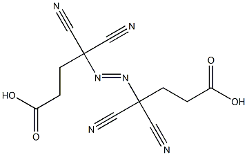 4,4'-Azobis(4,4-dicyanobutanoic acid) Structure