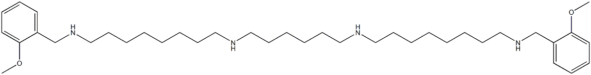 N,N'-Bis[8-[(2-methoxybenzyl)amino]octyl]-1,6-hexanediamine Structure