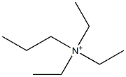 Triethylpropylaminium 구조식 이미지