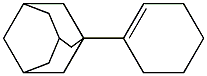 1-(1-Cyclohexenyl)adamantane 구조식 이미지