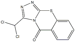 3-Dichloromethyl-5H-1,2,4-triazolo[3,4-b][1,3]benzothiazin-5-one 구조식 이미지