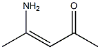 (Z)-4-Amino-3-penten-2-one Structure