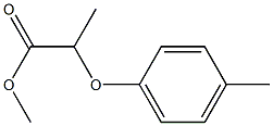 2-(4-Methylphenoxy)propanoic acid methyl ester Structure