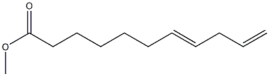 7,10-Undecadienoic acid methyl ester Structure