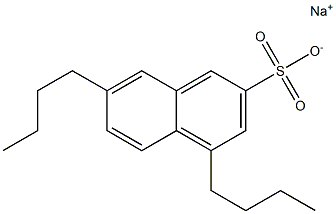 4,7-Dibutyl-2-naphthalenesulfonic acid sodium salt 구조식 이미지