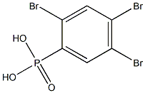 2,4,5-Tribromophenylphosphonic acid Structure