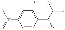 [R,(-)]-2-(p-Nitrophenyl)peroxypropionic acid 구조식 이미지