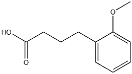 2-Methoxybenzenebutanoic acid 구조식 이미지