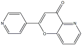 4-Oxo-2-(4-pyridyl)-4H-pyrano[3,2-b]pyridine 구조식 이미지