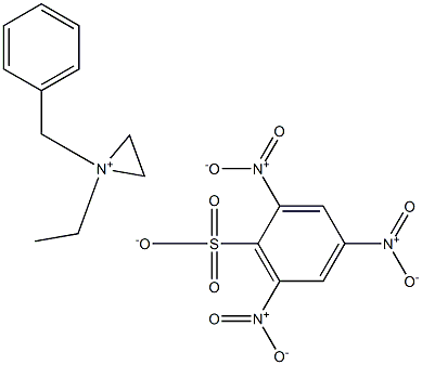 1-Benzyl-1-ethylaziridinium picrylsulfonate 구조식 이미지