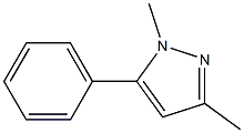 1,3-Dimethyl-5-phenyl-1H-pyrazole Structure