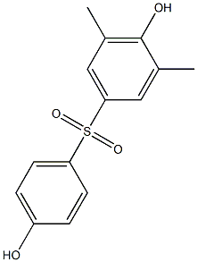 4,4'-Dihydroxy-3,5-dimethyl[sulfonylbisbenzene] Structure