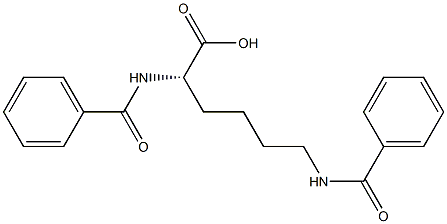 N2,N6-Dibenzoyllysine 구조식 이미지