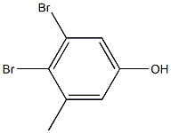 4,5-Dibromo-3-methylphenol Structure