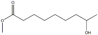 8-Hydroxypelargonic acid methyl ester 구조식 이미지